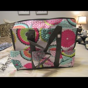 Thirty-One Zip Top Organizing Utility Tote